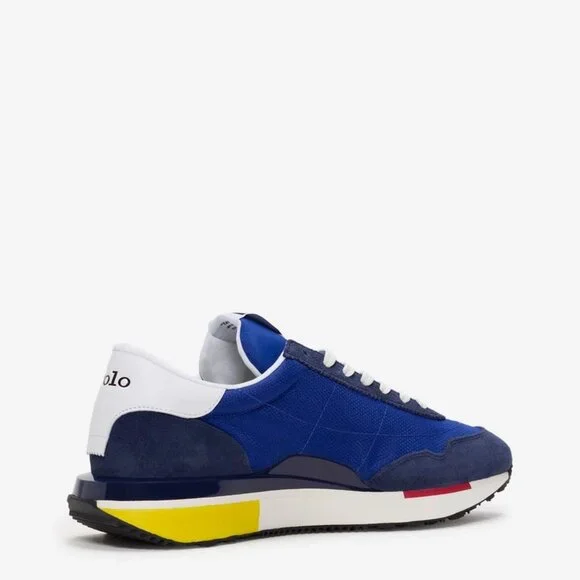 New Polo Ralph Lauren Men's Multi Train 89 Logo Lace-up Sneakers,